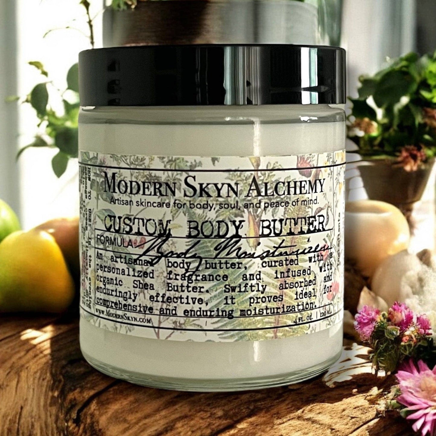 Custom Scented Body Butter with Magnesium: Aloha Vanilla