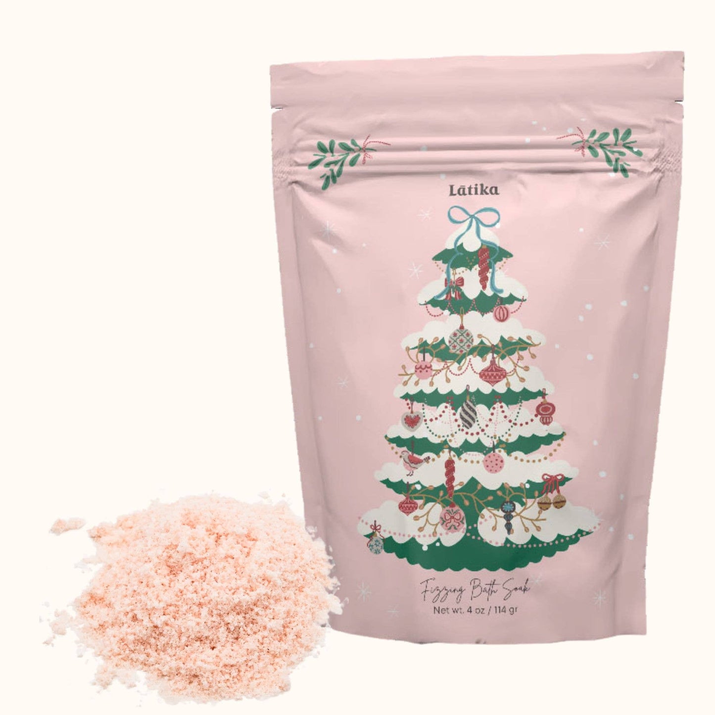 Pink Christmas Tree🎄Holiday Bath Soak