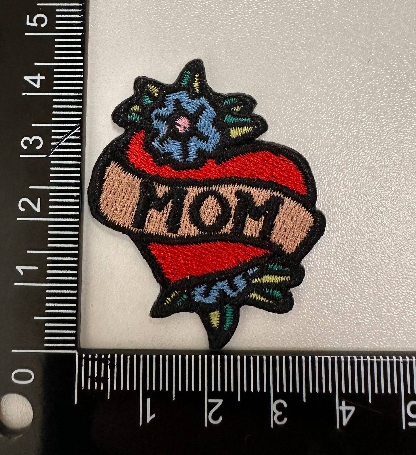 Mom Heart, Mom Patch, mama patch, hat patch, mom