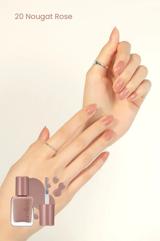 ROM&ND Mood Pebble Quick Dry Nail Polish Nude: 20 Nougat Rose