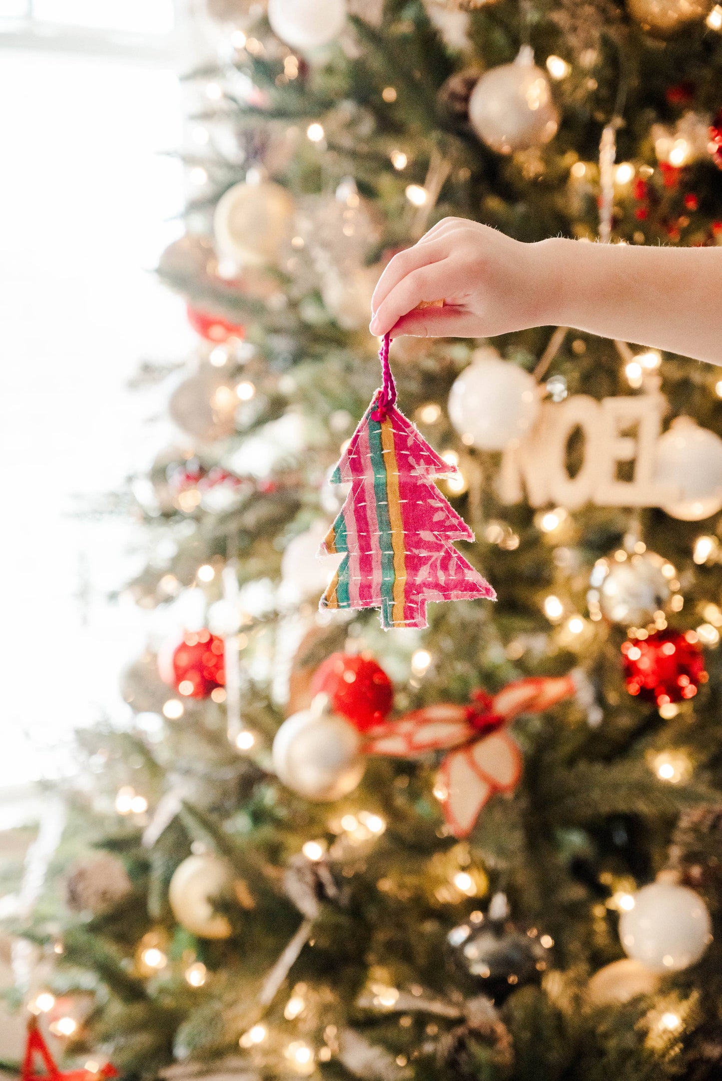 Kantha Christmas Ornaments | Tree