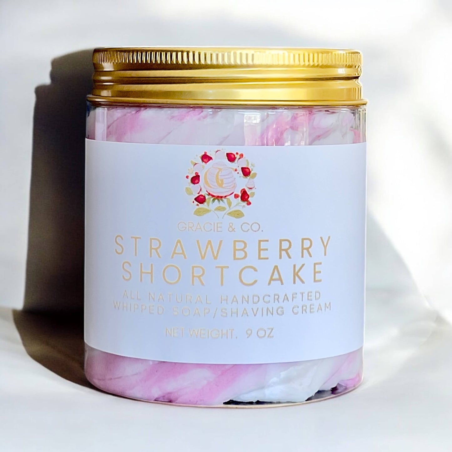 Moisturizing Whipped Soap/Shaving Cream: Champagne Kisses