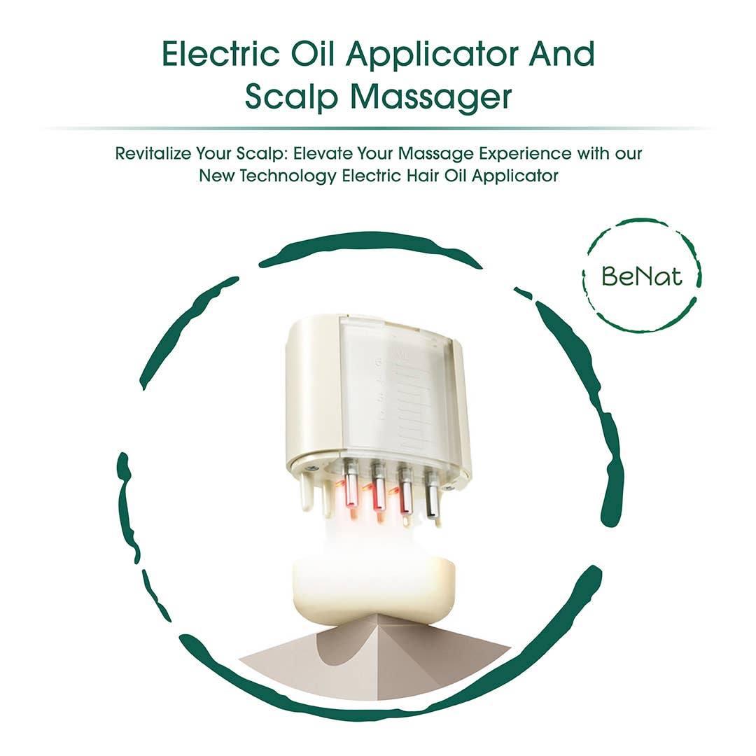 Electric Oil Applicator and Vibration Scalp Massager 2 in 1.