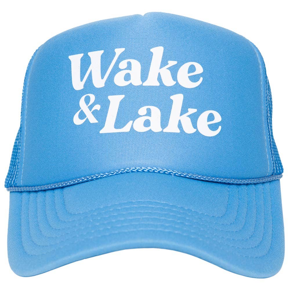 Wake & Lake Wholesale Foam Trucker Cap: Hot Pink