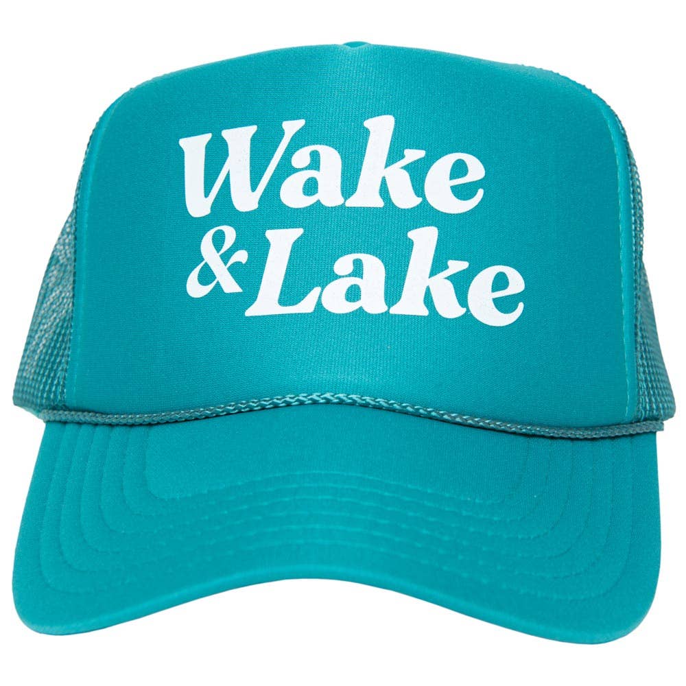 Wake & Lake Wholesale Foam Trucker Cap: Hot Pink