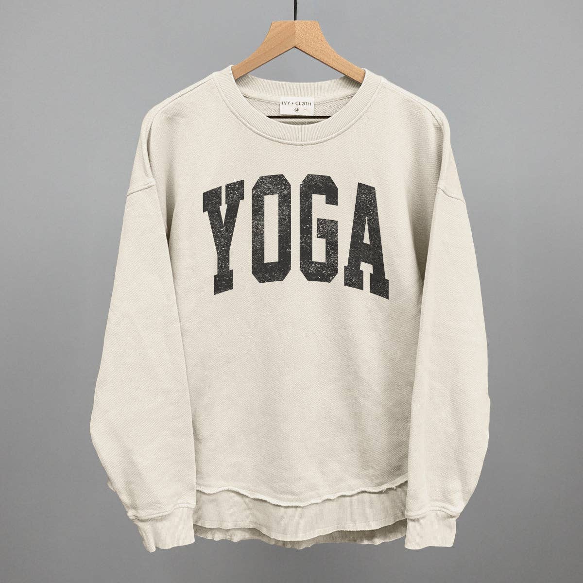 Yoga Arch: Smoke / M / Oversized Boxy Crew