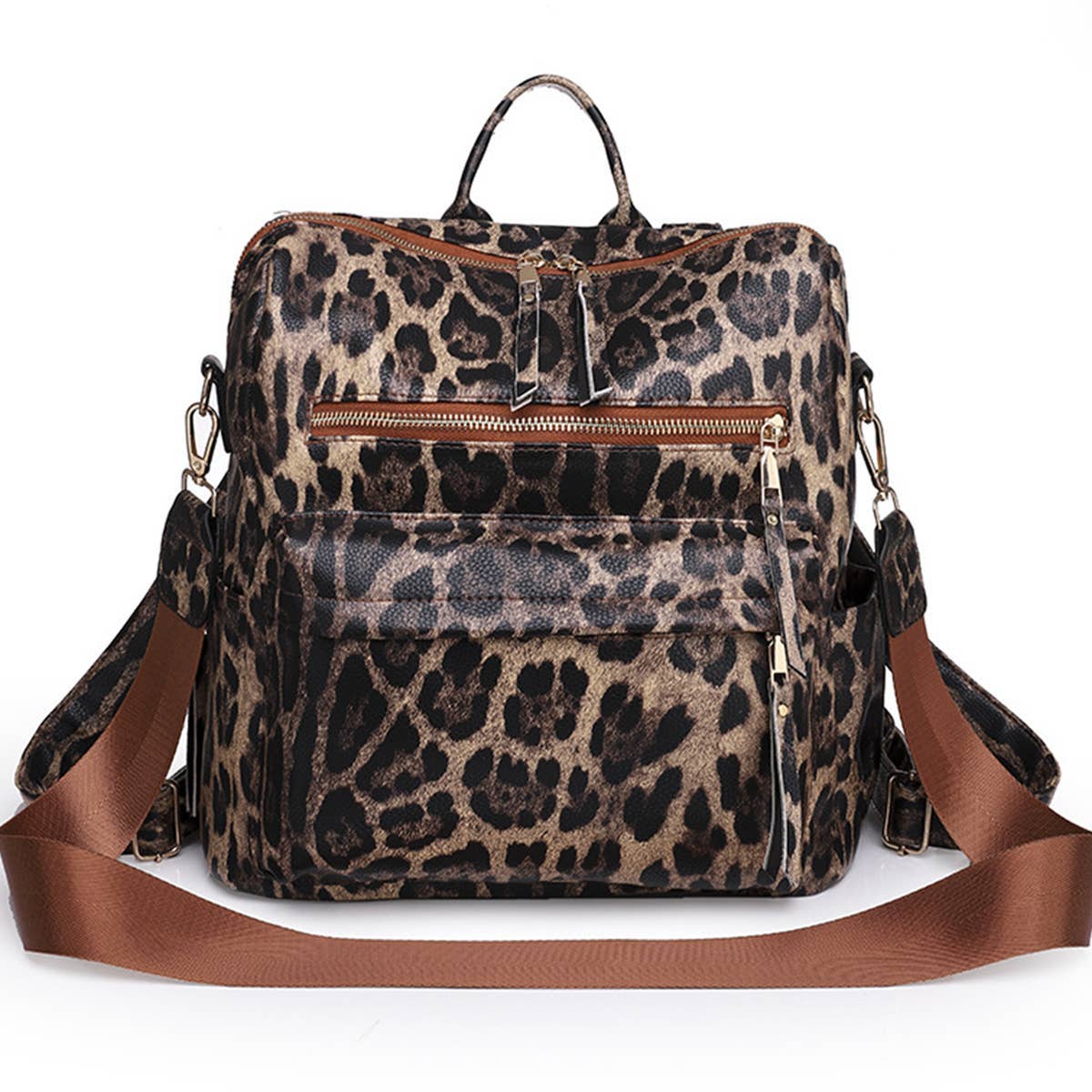 LEATHERL BACKPACKS LARGE CAPACITY CROSSBODY BAGS_CWAB0754: Purple / OS