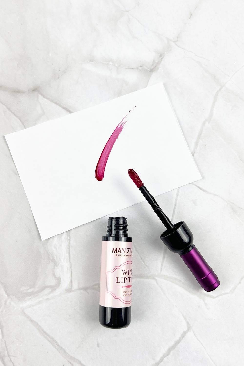 MINI WINE BOTTLE  LONG LASTING WATERPROOF  LIP TINT: ASSORTED / ONE(24)