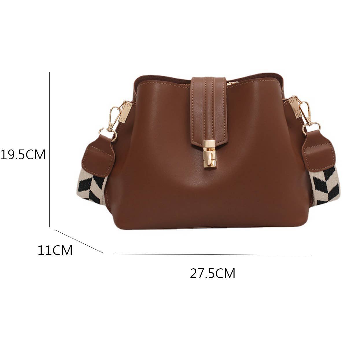 Women Retro Shoulder Bucket Bag_Cwab1552: BLACK / OS