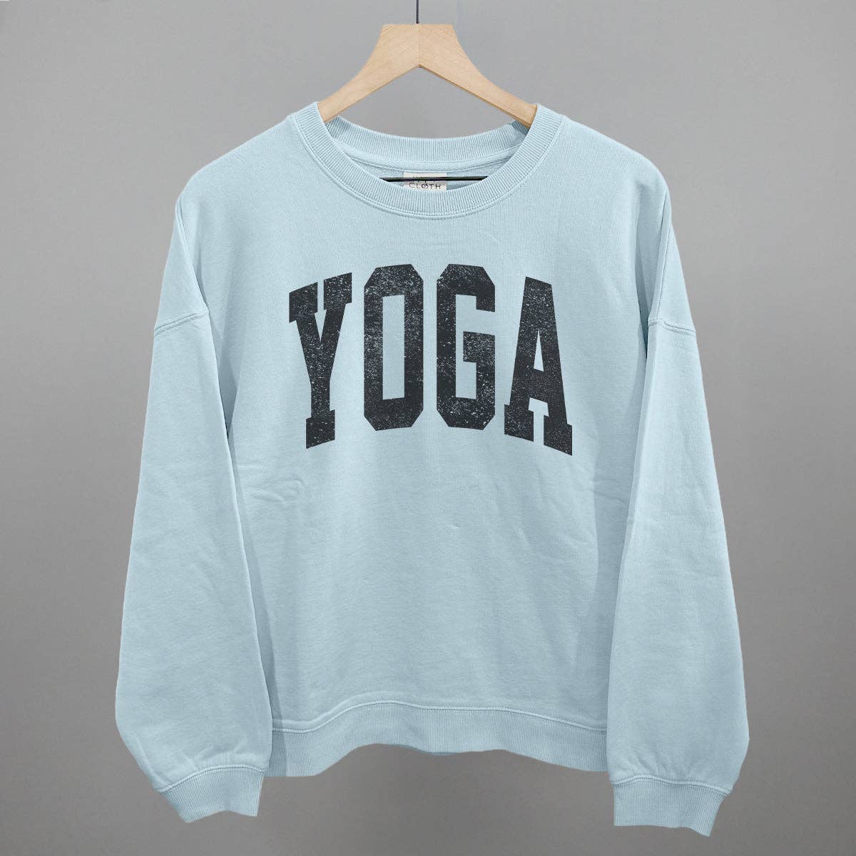 Yoga Arch: Smoke / M / Oversized Boxy Crew