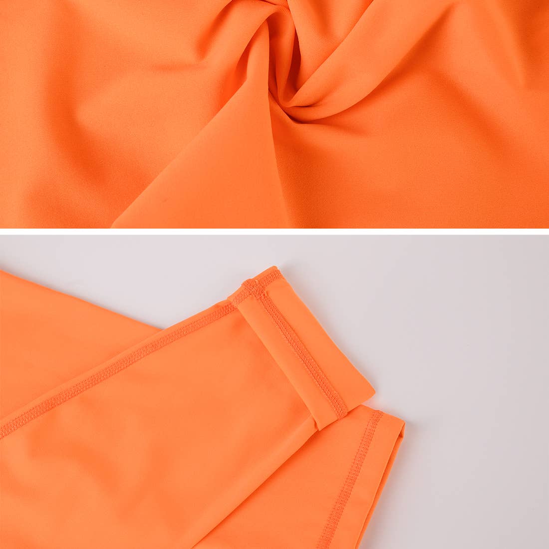 Women's High Waist Pilates Yoga Elastic Sports Leggings: Orange / L