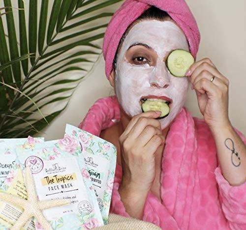 Tropics Face Mask - Vegan & Cruelty-Free Mini | Travel