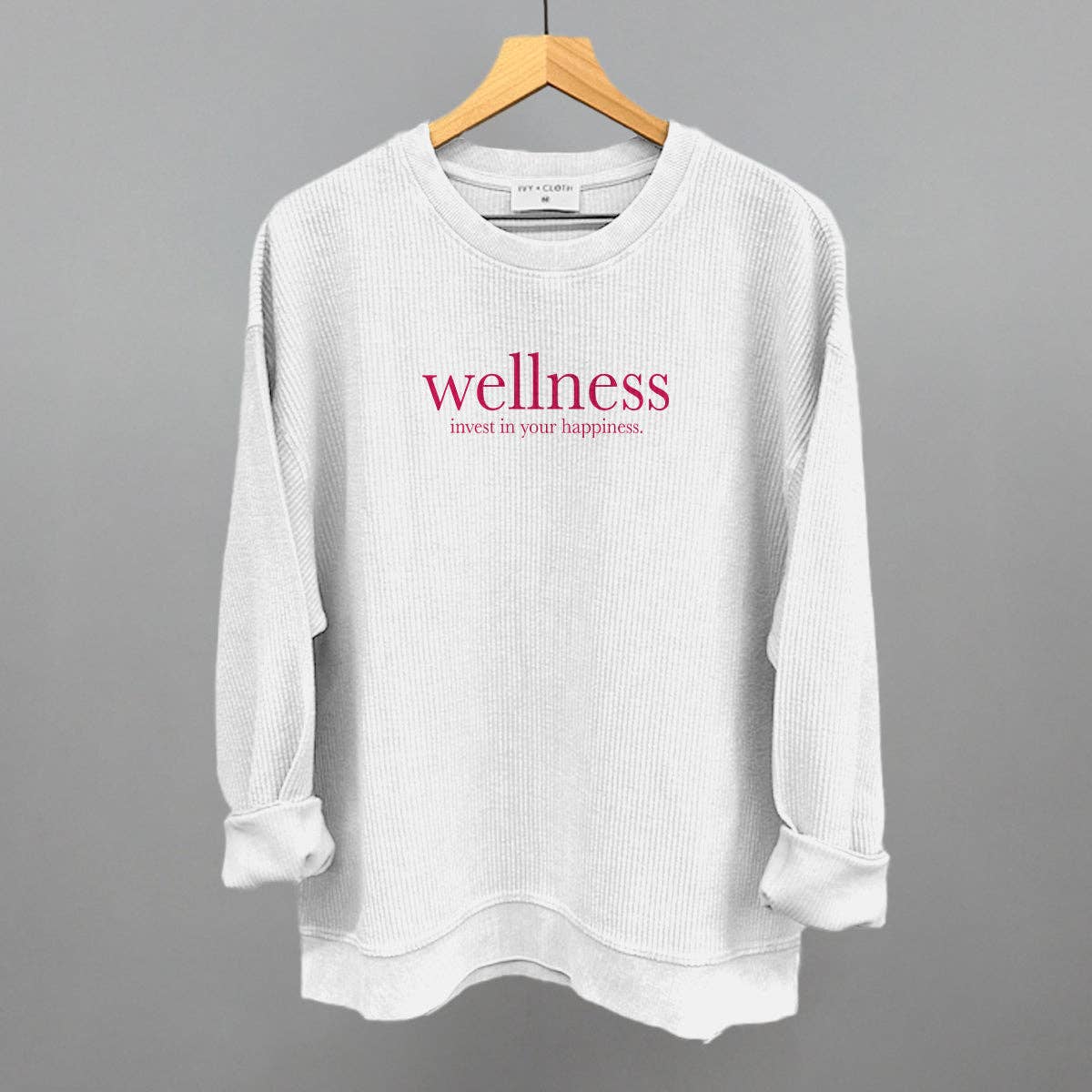 Wellness Invest In Your Happiness: Blossom / L / Comfort Colors Tee
