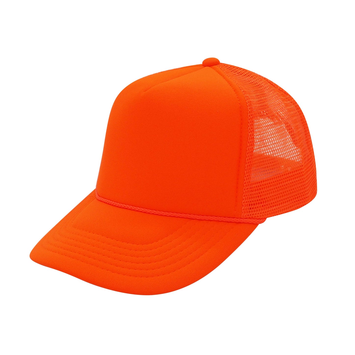 Nissun Neon Color Foam Mesh Trucker Hats Caps, Blank Two Tone Snapbacks: Neon Pink