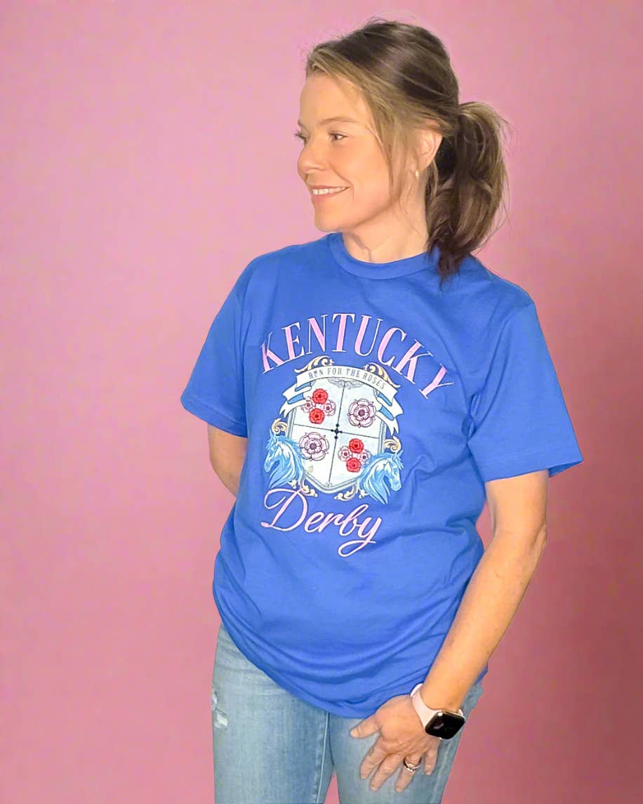 Kentucky Derby Run for the Roses Tee: S