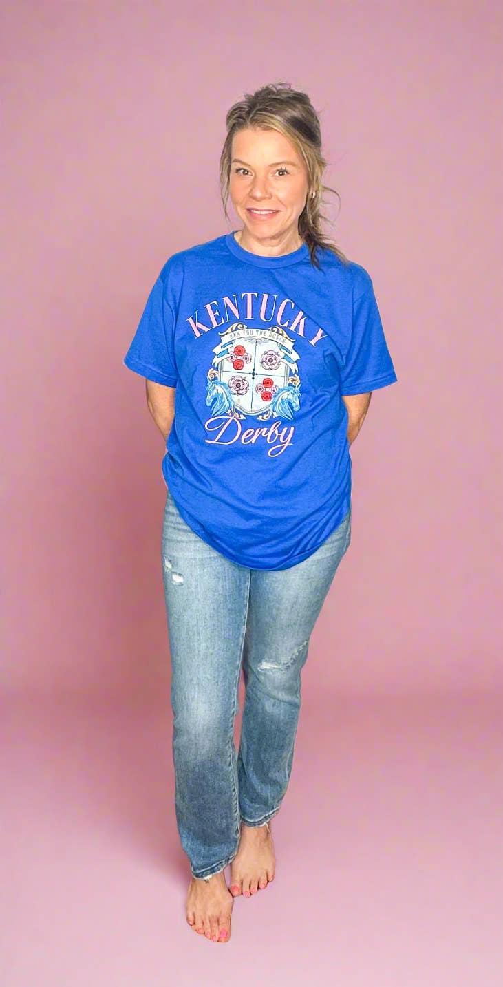 Kentucky Derby Run for the Roses Tee: S